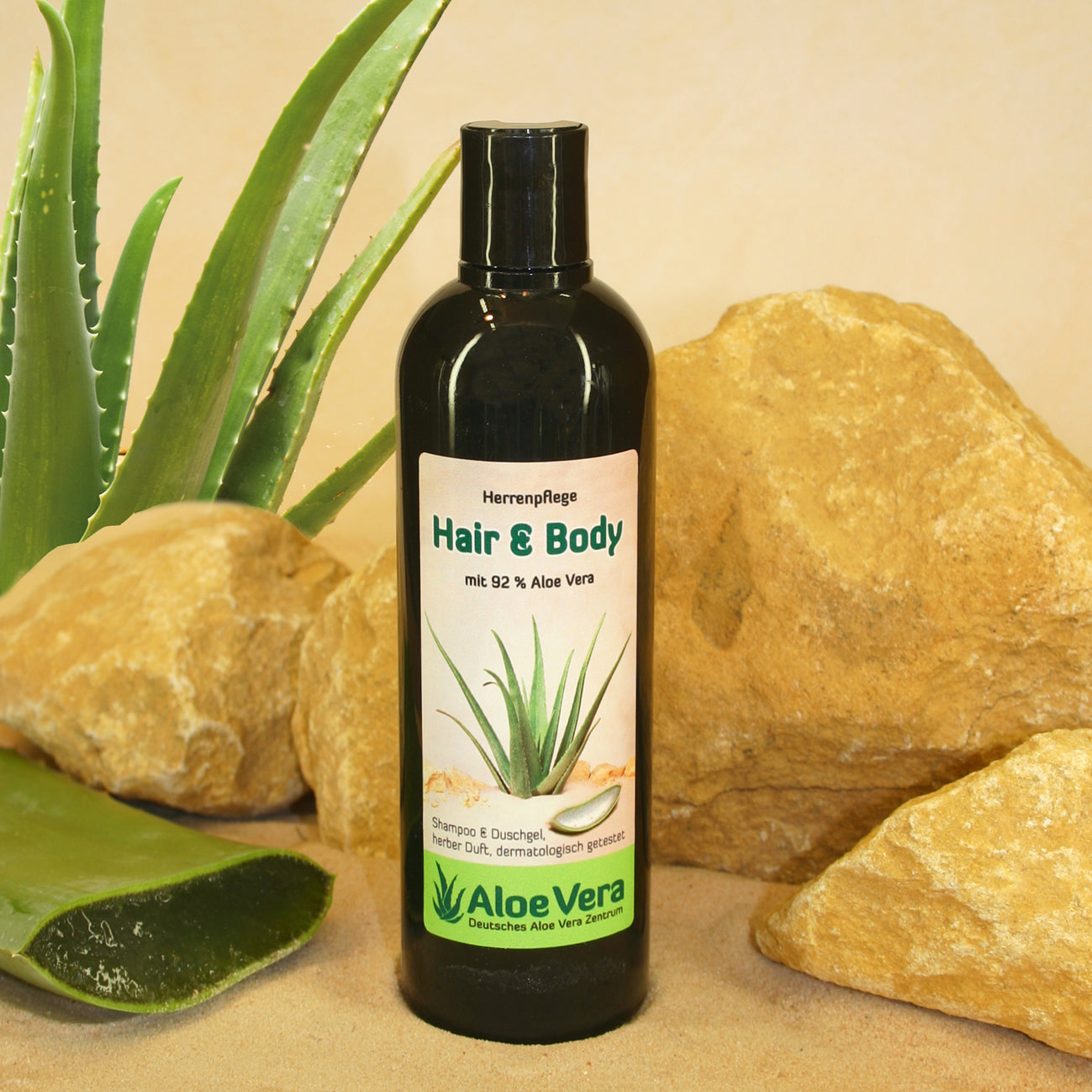 Aloe Vera Hair and Body Shampoo Herren