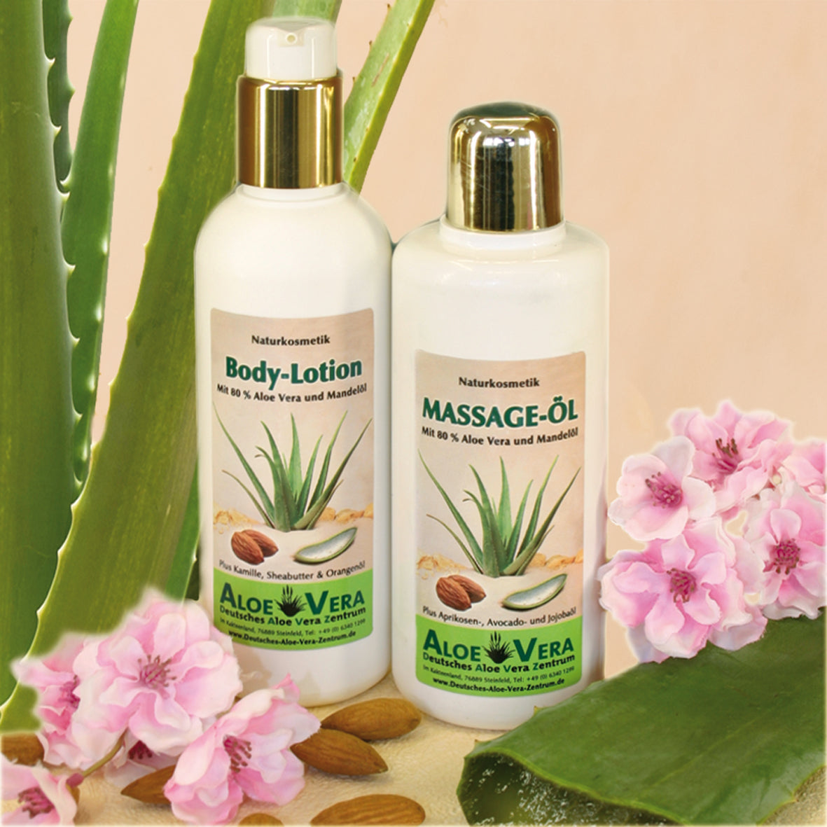 Aloe Vera Mandel Massageöl